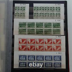 Collection timbres Danemark 1961-1982 blocs numérotés neufs en 2 albums