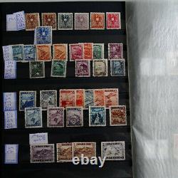 Collection timbres d'Autriche 1867-1947 en album, TB