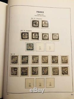 Collection timbres de France 1849-1986 2 albums dont partie classiques taxes +++