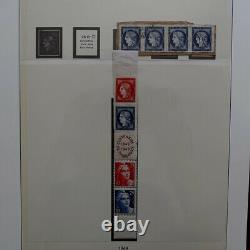 Collection timbres de France 1945-1954 neufs en album Lindner