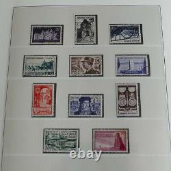 Collection timbres de France 1950-1959 en album élégant Lindner, TB
