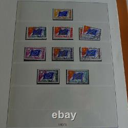 Collection timbres de France 1960-1972 oblitérés en album Lindner, TB