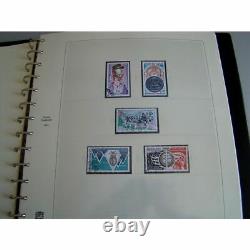 Collection timbres de France 1974-1982 oblitérés complet en album Safe