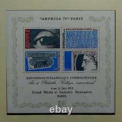 Collection timbres de France 1975-1982 neufs en album Lindner