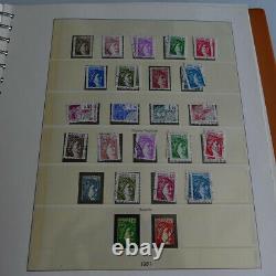 Collection timbres de France 1981-1988 oblitérés en album Linder, TB