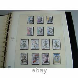 Collection timbres de France 1983-1990 oblitérés complet en album Safe