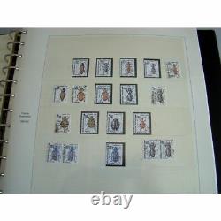 Collection timbres de France 1983-1990 oblitérés complet en album Safe
