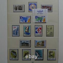 Collection timbres de France 1990-1996 neufs en album Lindner