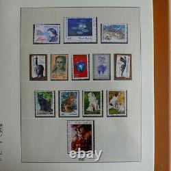 Collection timbres de France 1999-2002 complet neufs en album Lindner, SUP
