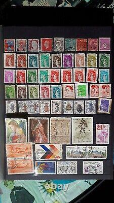 Collection timbres monde, 3 albums / 126 pages (que 12 en photos)