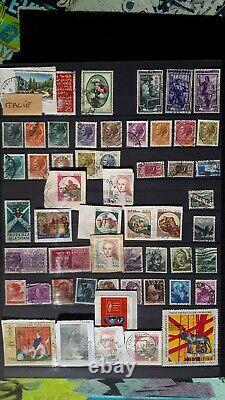 Collection timbres monde, 3 albums / 126 pages (que 12 en photos)