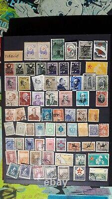 Collection timbres monde, 3 albums / 126 pages (que 12 en photos)