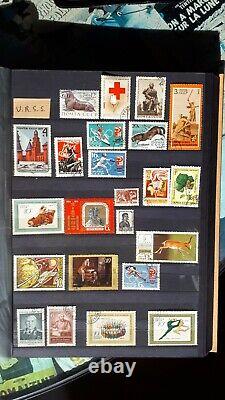 Collection timbres monde, 3 albums / 126 pages (que 12 en photos)