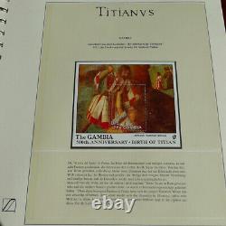 Collection timbres thématiques Tableaux de Titien neufs en album