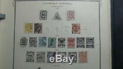 Colombia stamp collection in Scott Specialty album with 1300 or so stamps to'73