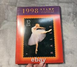 Commemorative stamp collection from the years 1995, 1997, and 1998