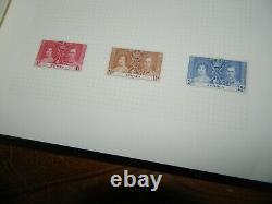 Commonwealth Fine Mint Stamps Collection In Merton Album