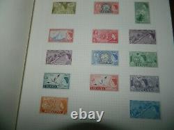 Commonwealth Fine Mint Stamps Collection In Merton Album