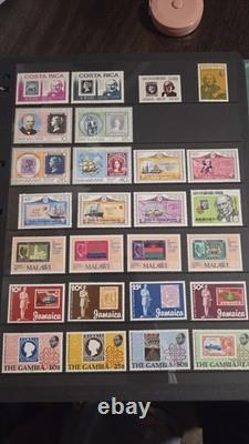 Complete 79 Rowland Hill Centenary Stamp Collection MNH Souvenir Sheets in Album