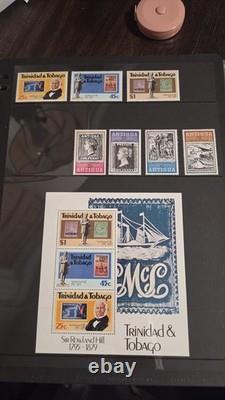 Complete 79 Rowland Hill Centenary Stamp Collection MNH Souvenir Sheets in Album
