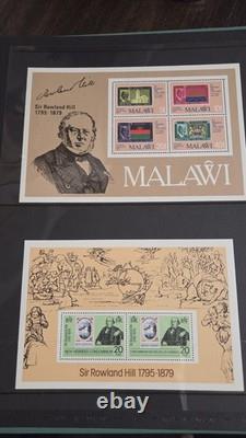 Complete 79 Rowland Hill Centenary Stamp Collection MNH Souvenir Sheets in Album
