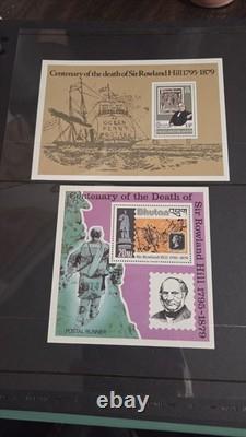 Complete 79 Rowland Hill Centenary Stamp Collection MNH Souvenir Sheets in Album