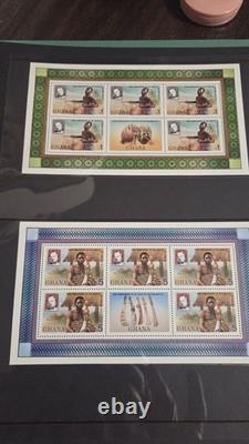 Complete 79 Rowland Hill Centenary Stamp Collection MNH Souvenir Sheets in Album