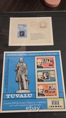 Complete 79 Rowland Hill Centenary Stamp Collection MNH Souvenir Sheets in Album