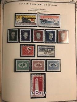 Complete East Germany DDR Scott album 1949 1990 Mint Stamp Collection Lot MXE