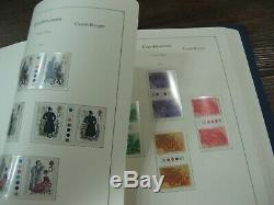 Complete Unfolded Gutter Pair Traffic Light Collection 1972-1980 Mnh Album