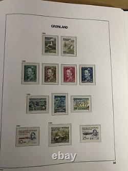 Complete collection Greenland 1938-1999 in DAVO Album Incl 1945 wrong overprints