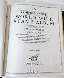 Comprehensive World-wide Stamp Album Minkus, Many Countries See Photos