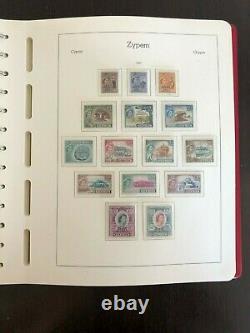 Cyprus 1960-1991 Mnh Collection Leuchtturm Pre-printed Album 1579$