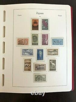 Cyprus 1960-1991 Mnh Collection Leuchtturm Pre-printed Album 1579$