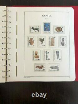 Cyprus 1960-1991 Mnh Collection Leuchtturm Pre-printed Album 1579$