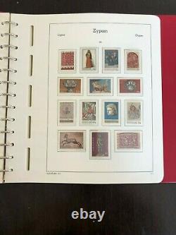 Cyprus 1960-1991 Mnh Collection Leuchtturm Pre-printed Album 1579$