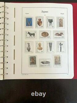 Cyprus 1960-1991 Mnh Collection Leuchtturm Pre-printed Album 1579$