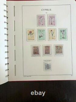 Cyprus 1960-1991 Mnh Collection Leuchtturm Pre-printed Album 1579$