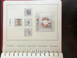 Cyprus 1960-1991 Mnh Collection Leuchtturm Pre-printed Album 1579$