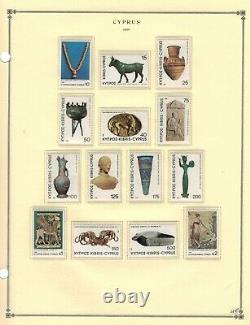 Cyprus, pristine collection 1979-2015 on 27 Scott International Album pages