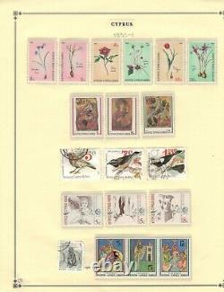 Cyprus, pristine collection 1979-2015 on 27 Scott International Album pages