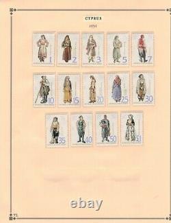 Cyprus, pristine collection 1979-2015 on 27 Scott International Album pages