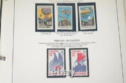 Czechoslovakia 1968-1974 Mint Collection Of 350+ Stamps Stored In Red Album