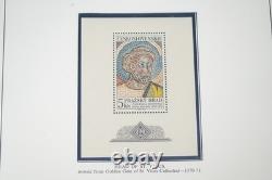 Czechoslovakia 1968-1974 Mint Collection Of 350+ Stamps Stored In Red Album