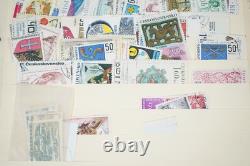 Czechoslovakia Collection Of 1000+ Stamps Mint & Used In Album On Stock Pages