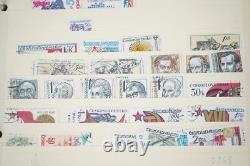 Czechoslovakia Collection Of 1000+ Stamps Mint & Used In Album On Stock Pages