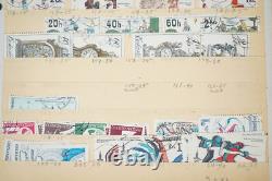 Czechoslovakia Collection Of 1000+ Stamps Mint & Used In Album On Stock Pages