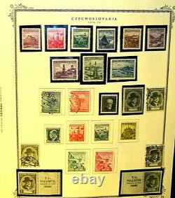 Czechoslovakia Spectacular Large Stamp Collection Scott Specialty Albums Hitler