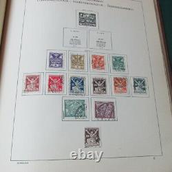 Czechoslovakia collection in Schaubek album 1961 edition 990 mounted stamps
