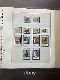 DDR East Germany Stamp Collection in Two Lindner Albums